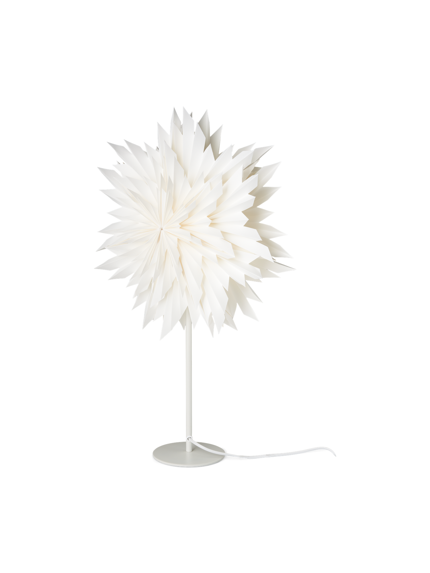 Snefnuglampe | Papir/metal. Ø40 x 62 cm. | White