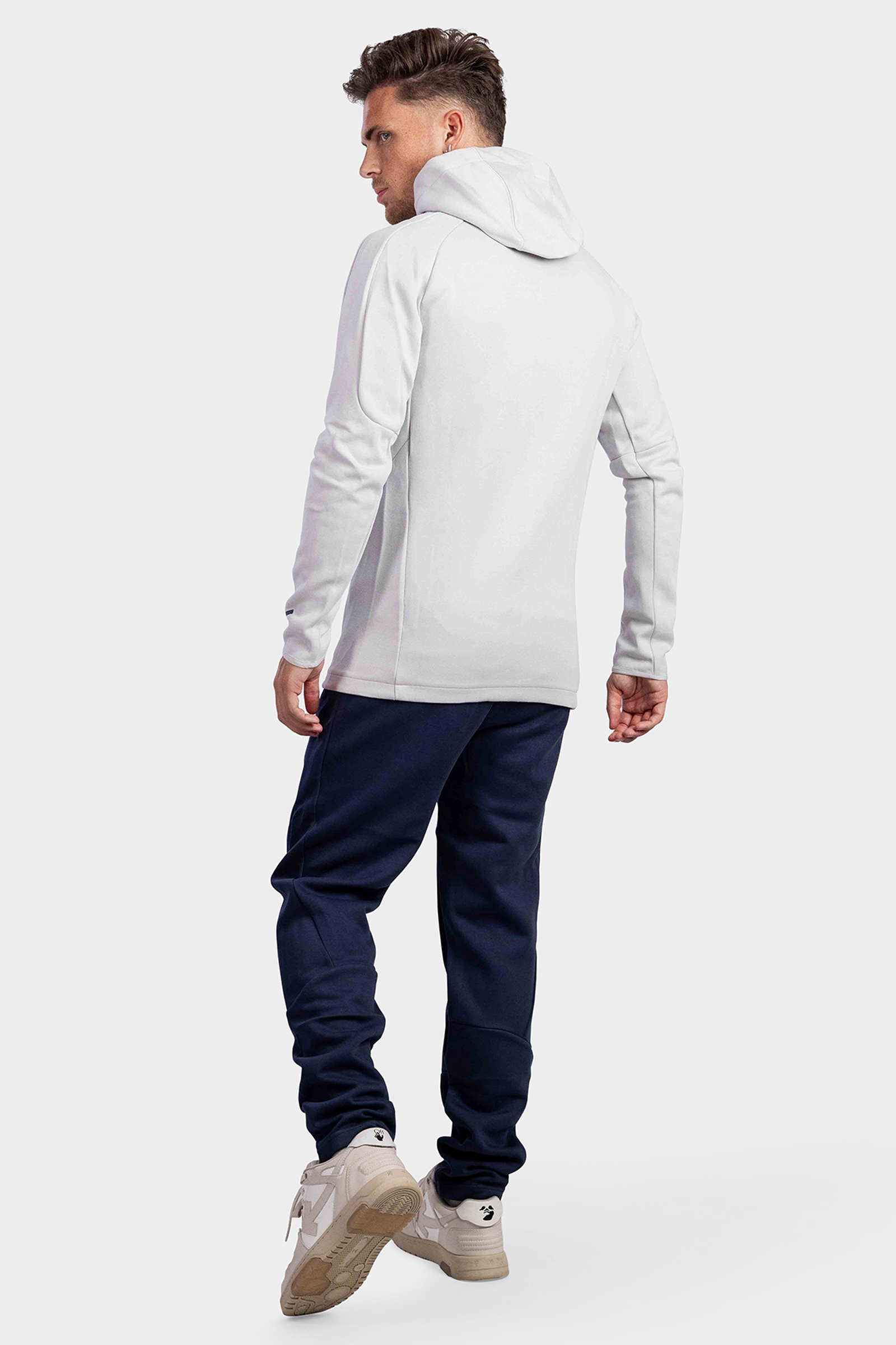 Manchester City Casuals Hooded Trainingspak Senior Grijs