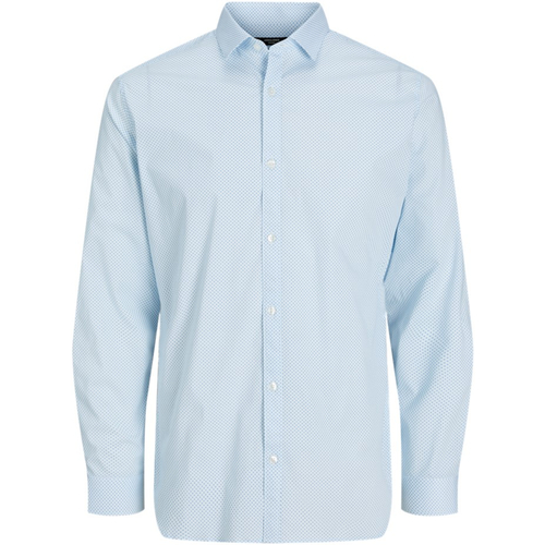 Jack & Jones - 12251125 JPRBLABLACKPOOL STRETCH SHIRT LS SS24 SN WHITE Azul