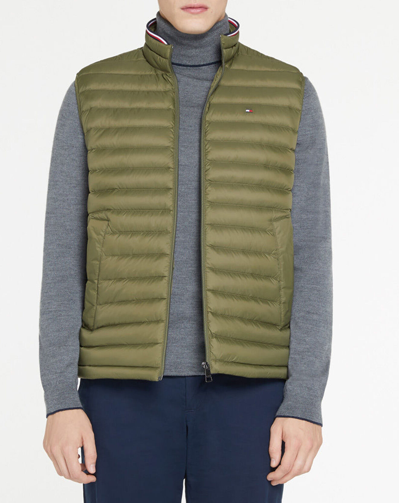 Tommy Hilfiger Doudoune sans manches Light olive