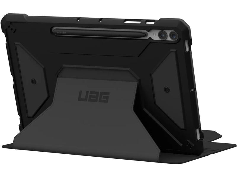 UAG Tablet Book Cover Metropolis Galaxy Tab S9  Schwatz Leichte Tablet-Schutzhülle mit effektiver Schutzfunktion für das Samsung Galaxy Tab S9