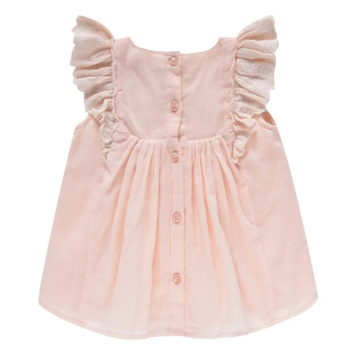 Louise Misha Robe Coton Bio Hasha | Rose pâle