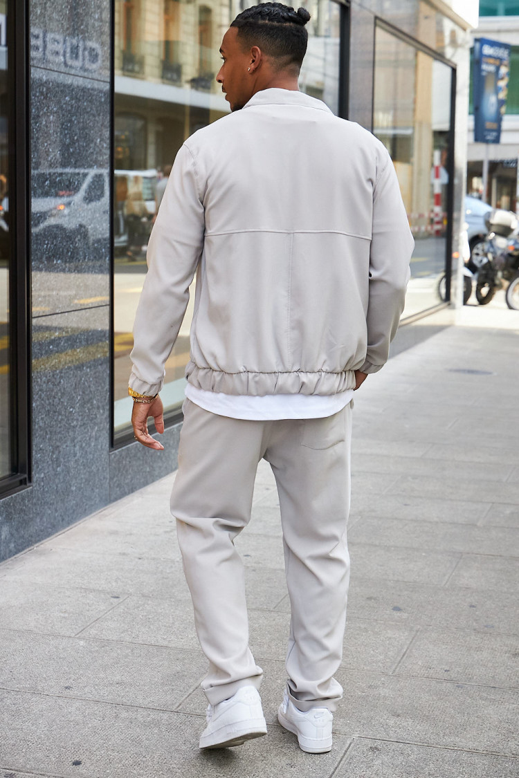 Ensemble 2 pièces veste + pantalon gris
