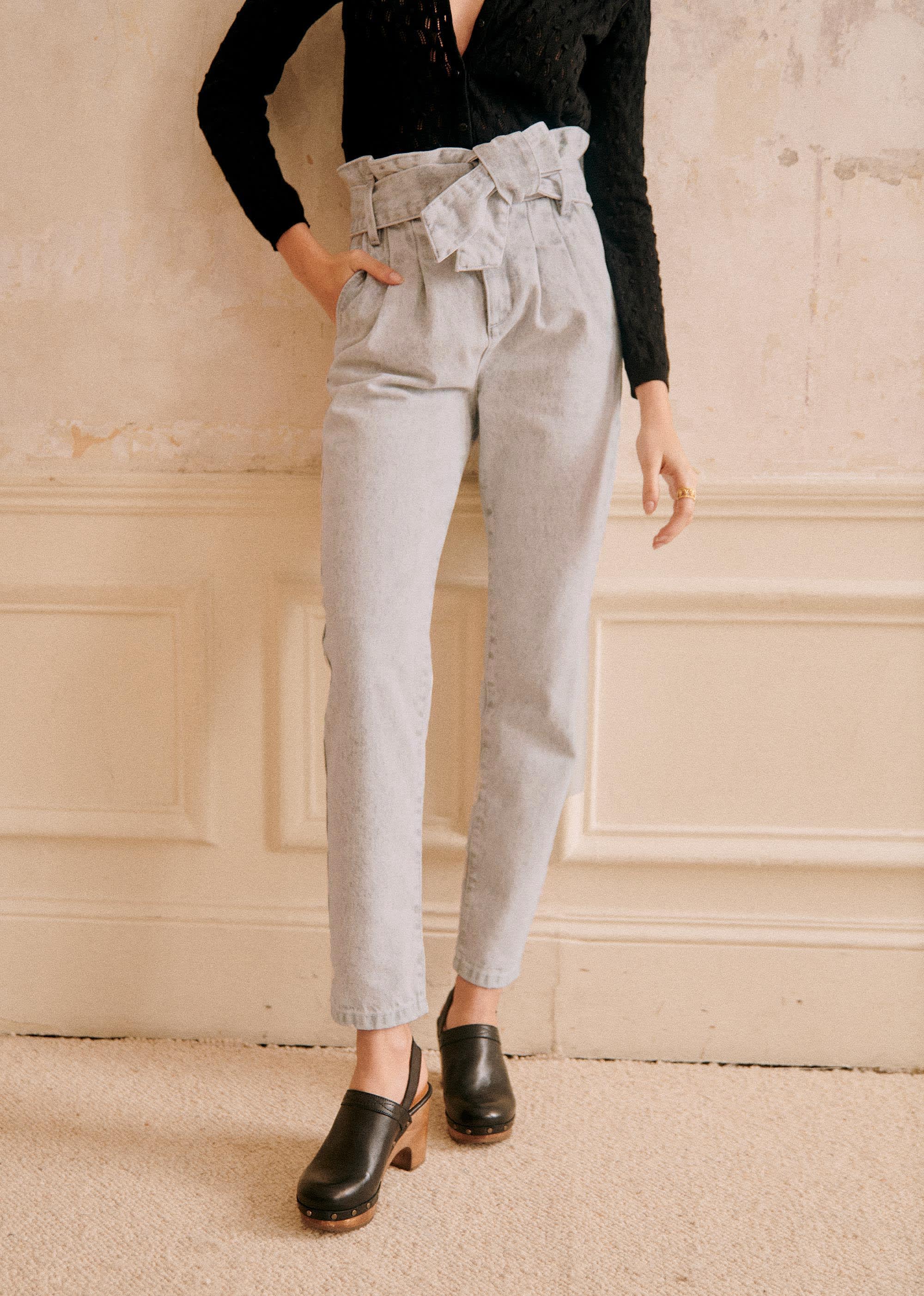 Pantalon Austin - Gris neige - E-SHOP/BAS Pantalons 5905601