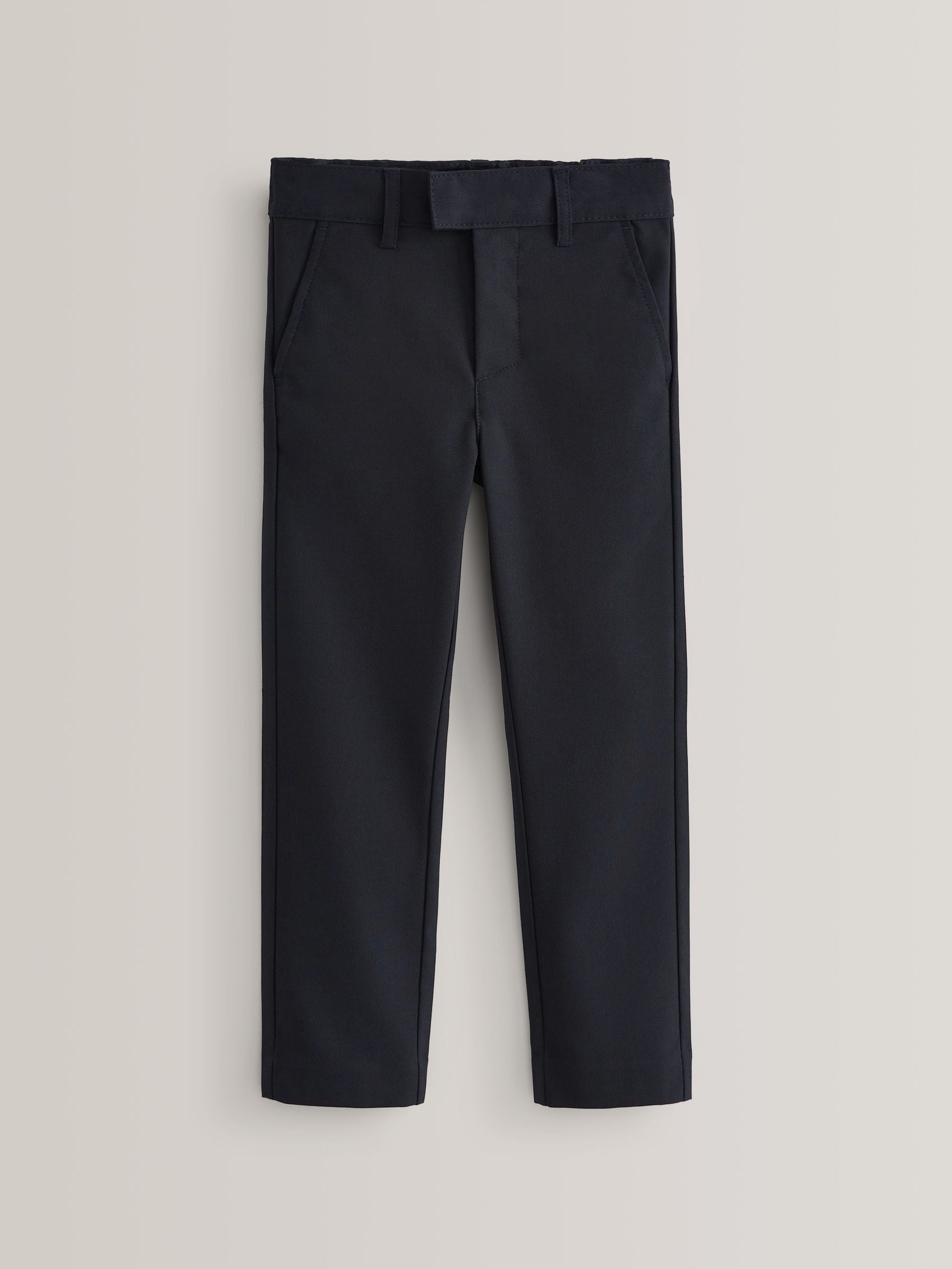 Marineblauw - Formele skinny schoolbroek met stretch (3-17 jr)