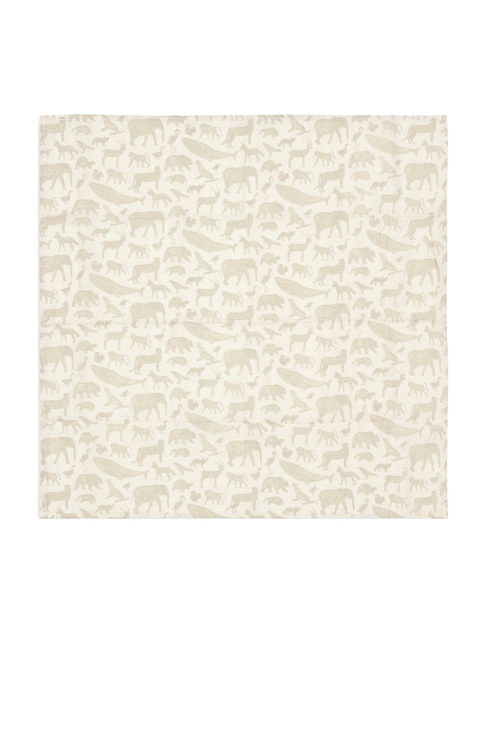 Jollein Hydrofiele Doek Small 70x70cm beige (3 pack)