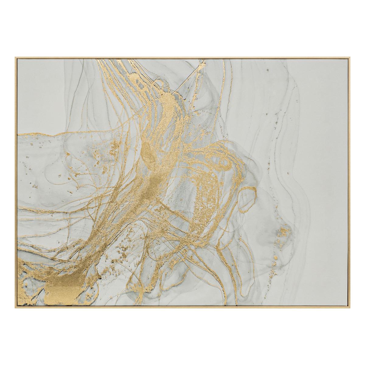 TOILE IMPRIMEE ENCADREE SIBBA EFFET ALU D.800X60CM