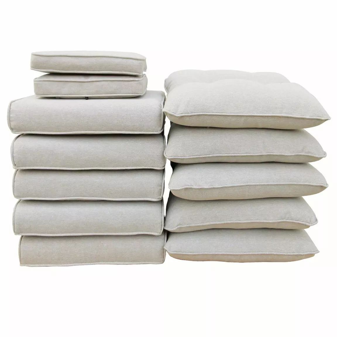 Coussins de remplacement pour salon de jardin Tivoli - Taupe