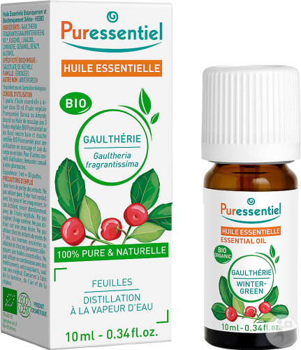Puressentiel Gaulthérie Bio Huile Essentielle 10ml