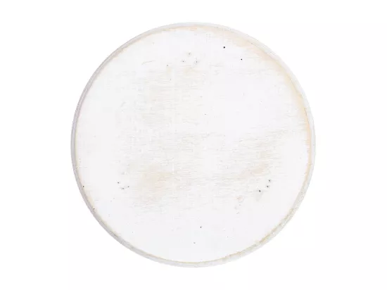 Support pour pot de fleurs en bois blanc 21x21x11h cm