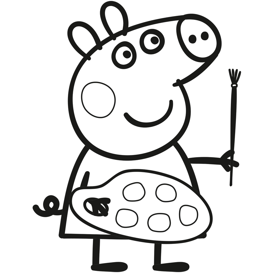 Carlsen Peppa Pig: Peppa: Mein toller Malblock