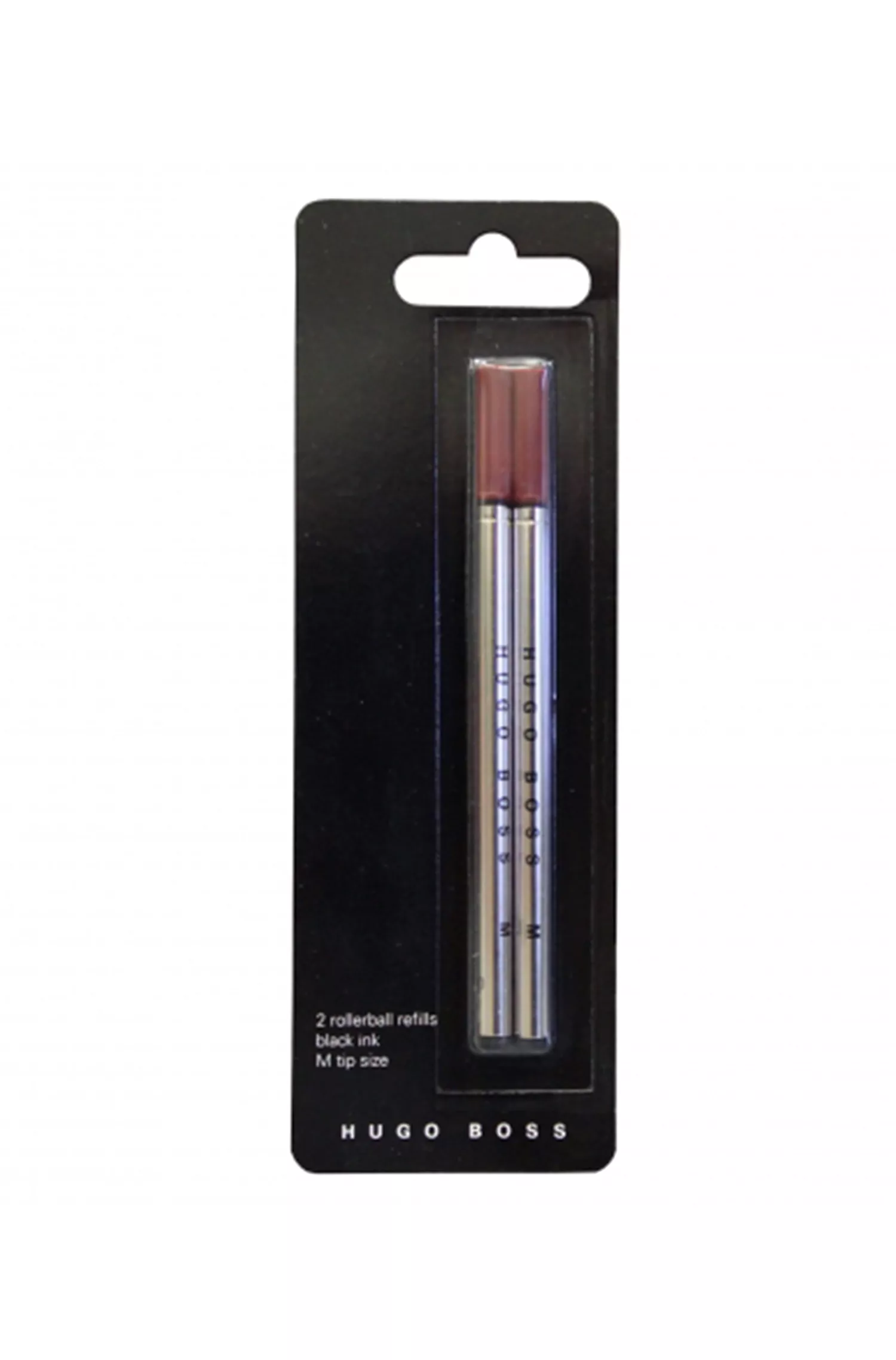 BOSS Black - Pacote com dois refis de caneta rollerball de tinta preta
