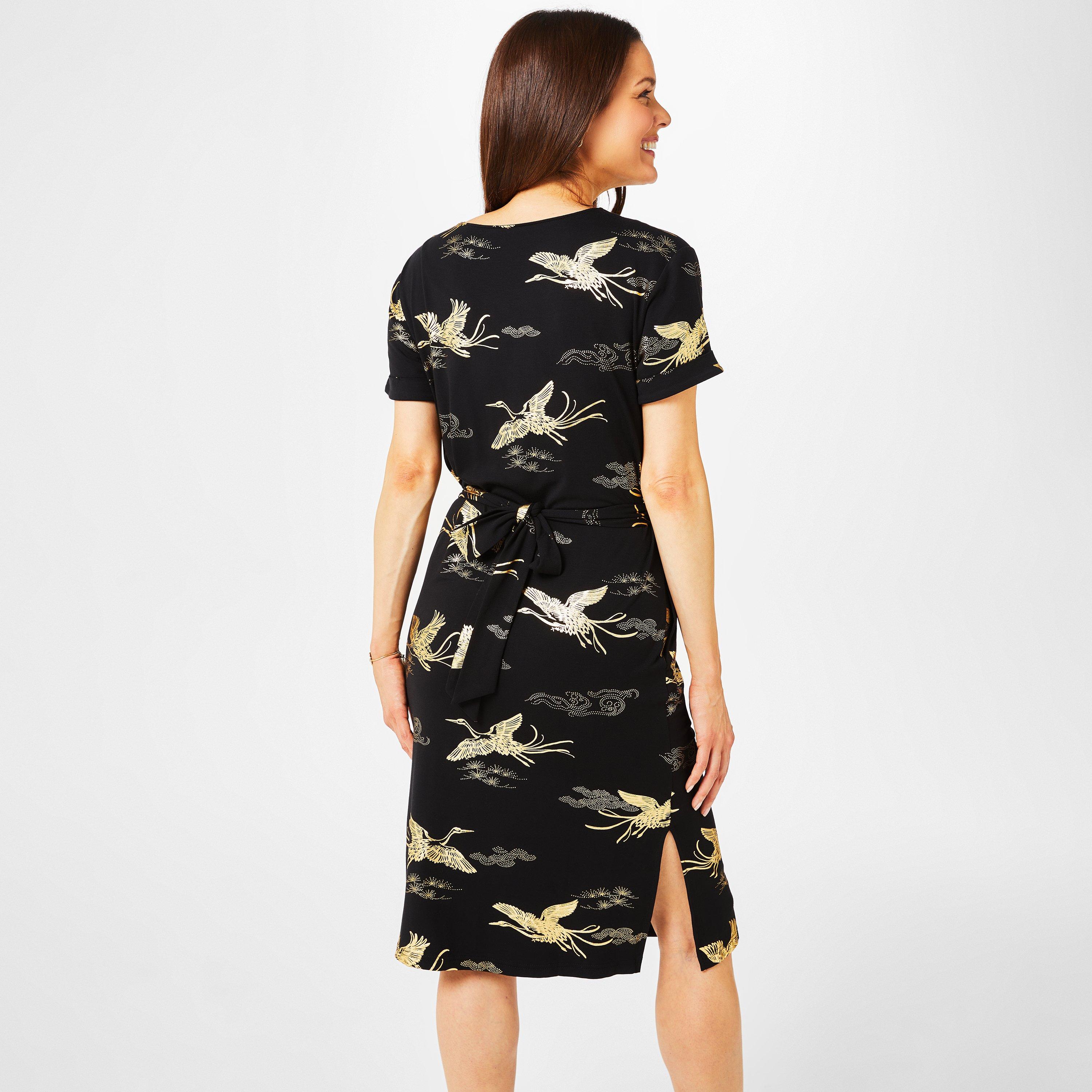 Biba Foil Printed Dress