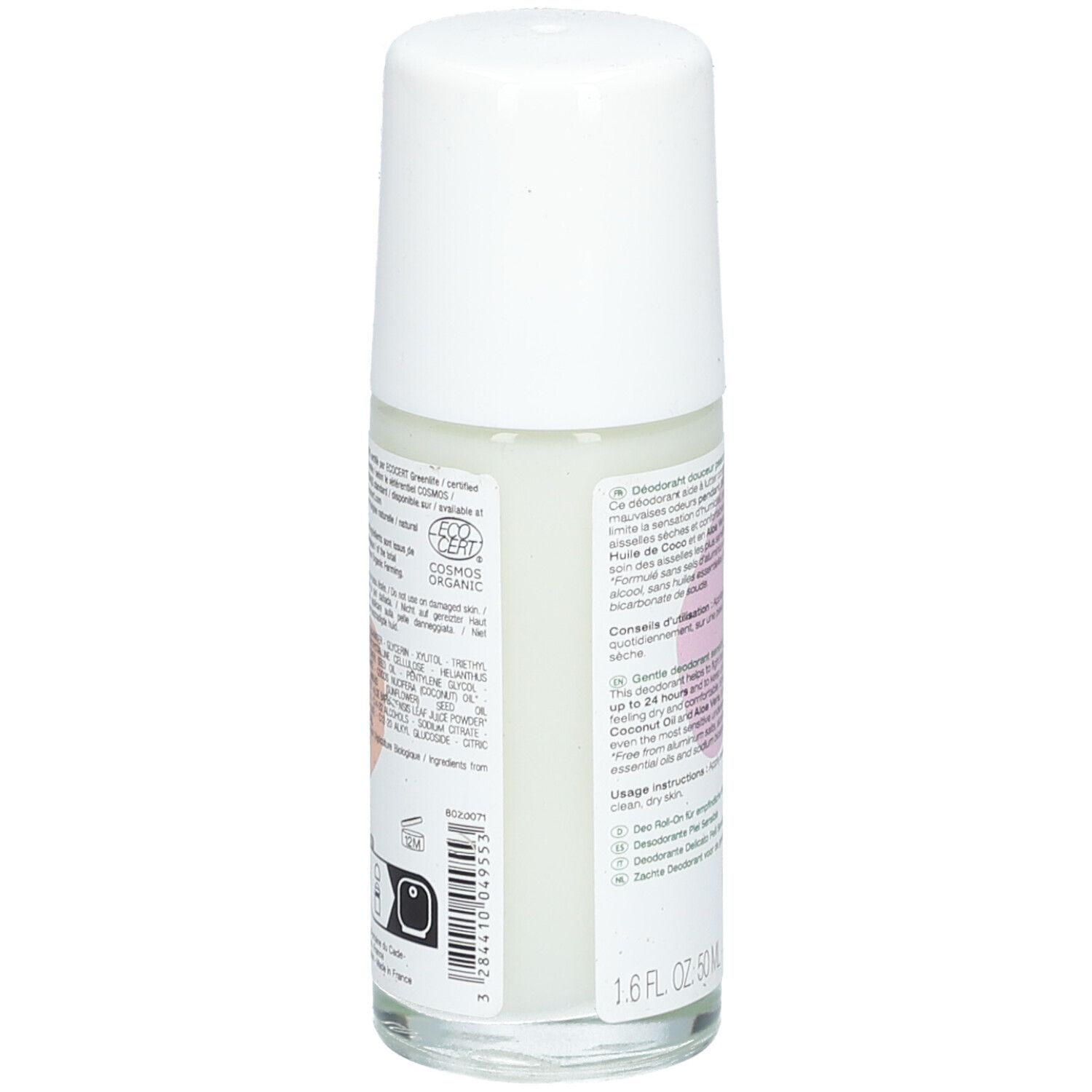 Melvita Les Essentiels Deodorant Douceur Roll-on Empfindliche Haut