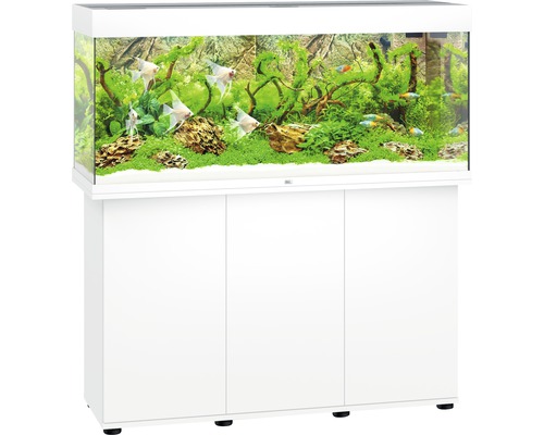 JUWEL Rio 240 SBX aquariumcombinatie met ledverlichting, verwarming, filter en witte kast