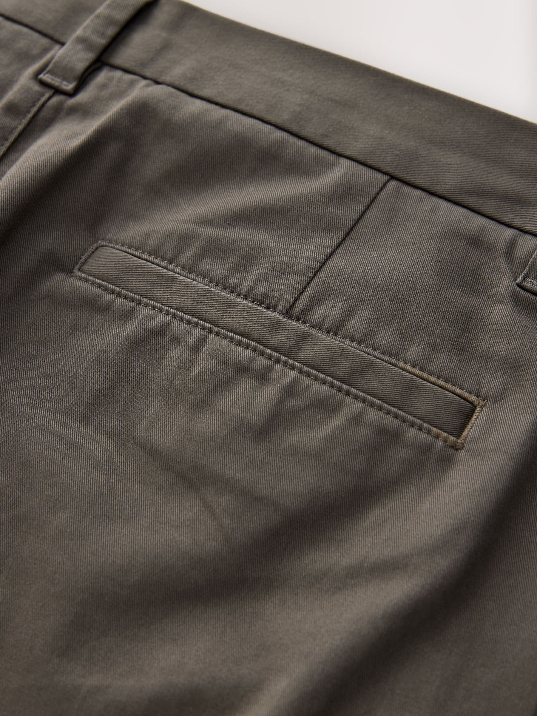 Lichtbruin - Slim Fit - Stretchy chino