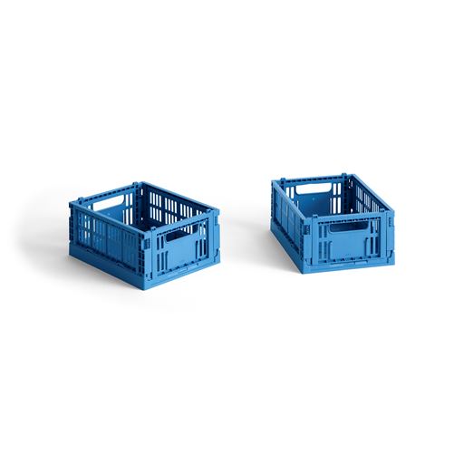 HAY Color Crate 2-pak Kasse, Electric Blue