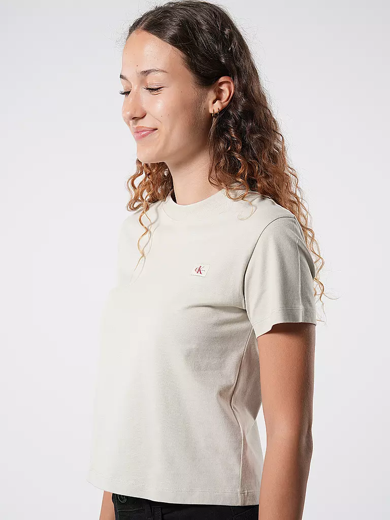 CALVIN KLEIN JEANS T-Shirt beige
