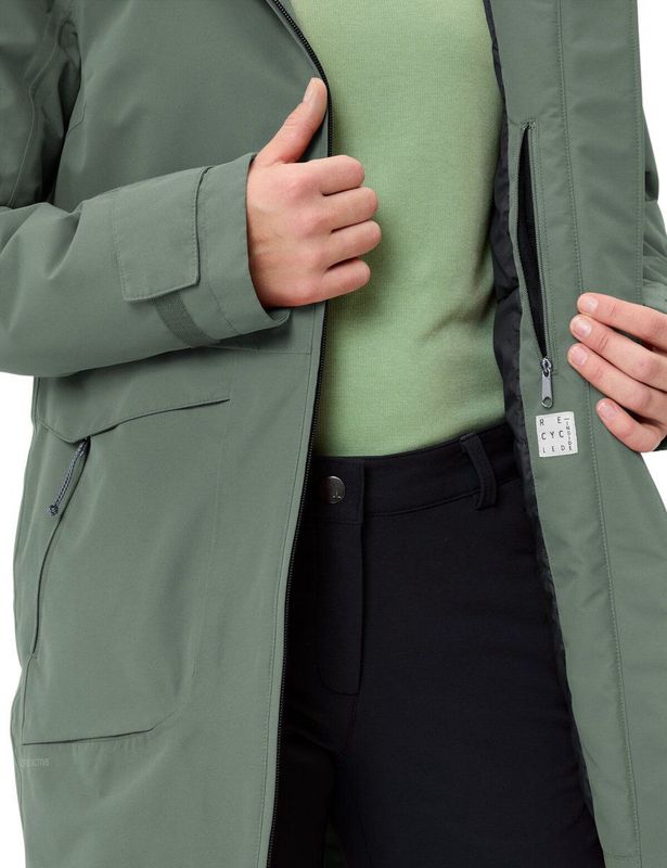 VAUDE - Skomer Winter Parka III - Hardshell Jas - Dames - Waterdicht - Met Kap