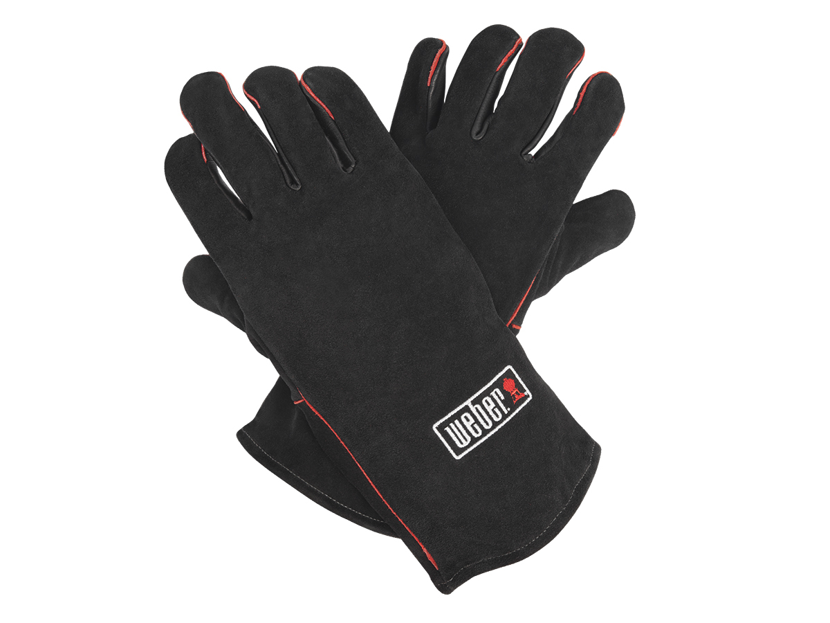 Weber leren barbecue handschoenen