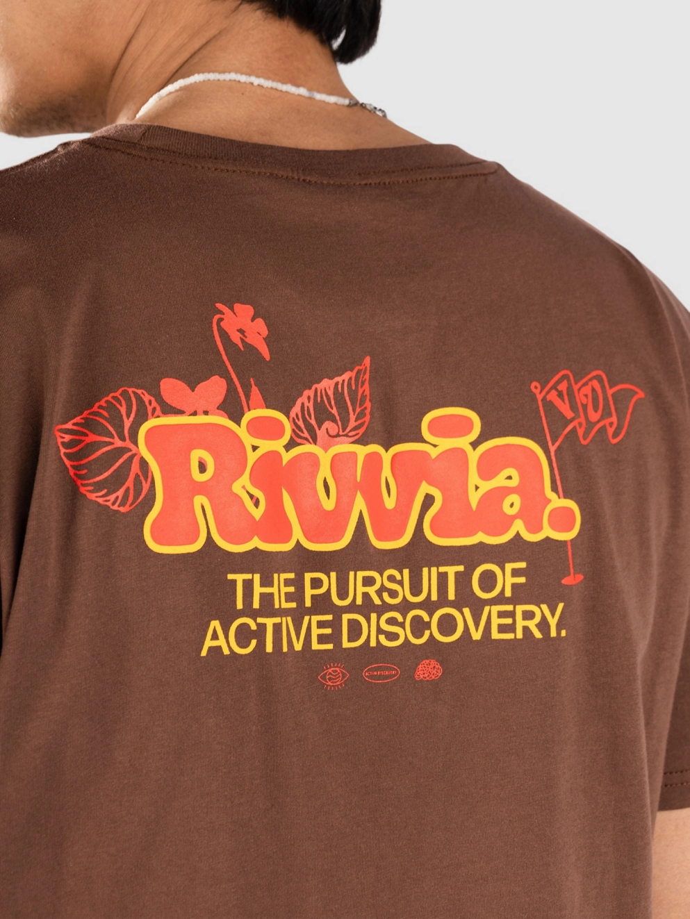 Rivvia Projects Floral Pursuit T-Shirt brown