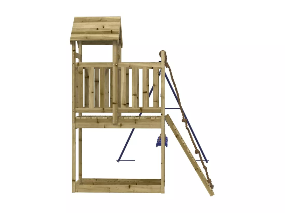 Aire de jeux d'extérieur bois de pin imprégné