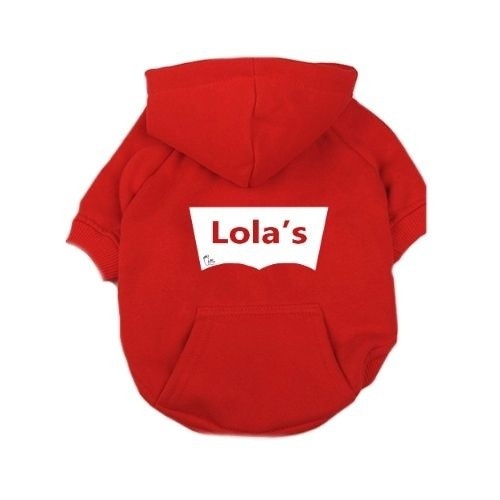 Moletom Levi's para Cães, Vermelho