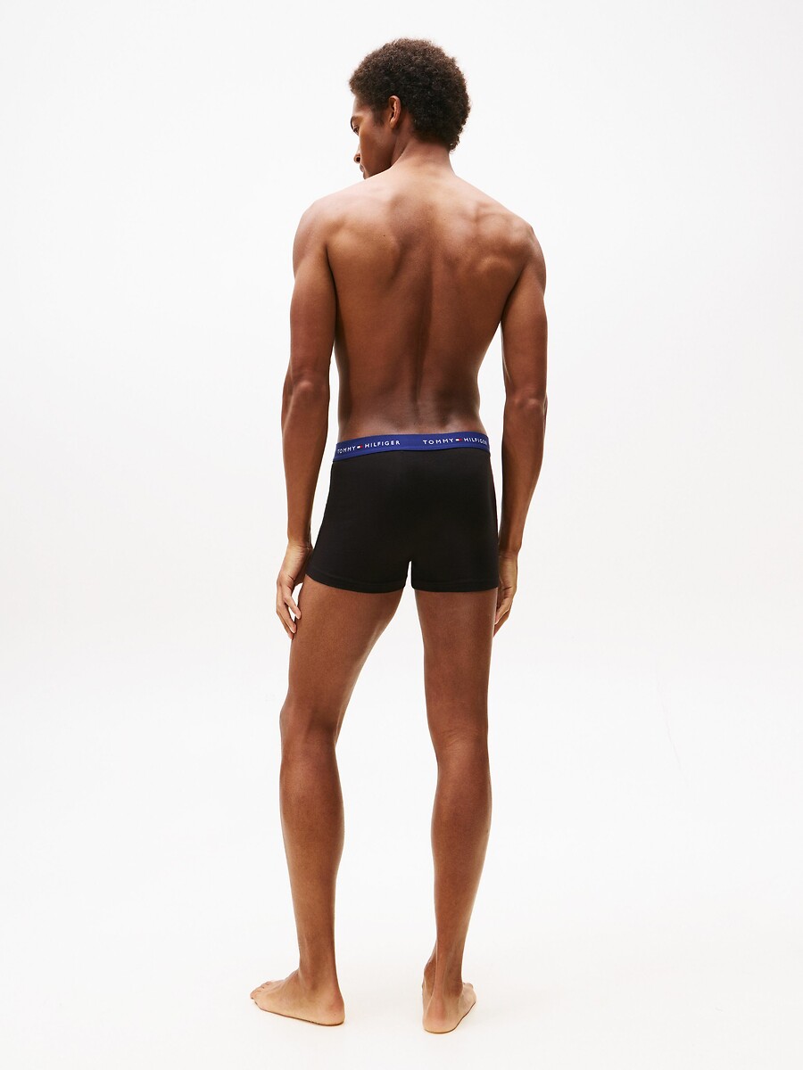TOMMY HILFIGER<br>Conjunto de 3 cuecas boxer lisas
