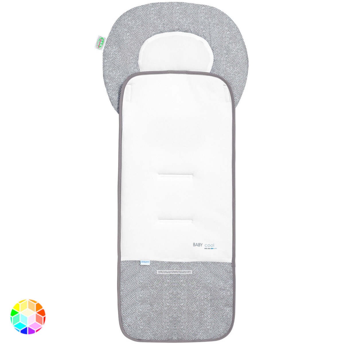 Odenwälder BabyNest Odenwälder Babycool-Auflage new woven für den Kinderwagen