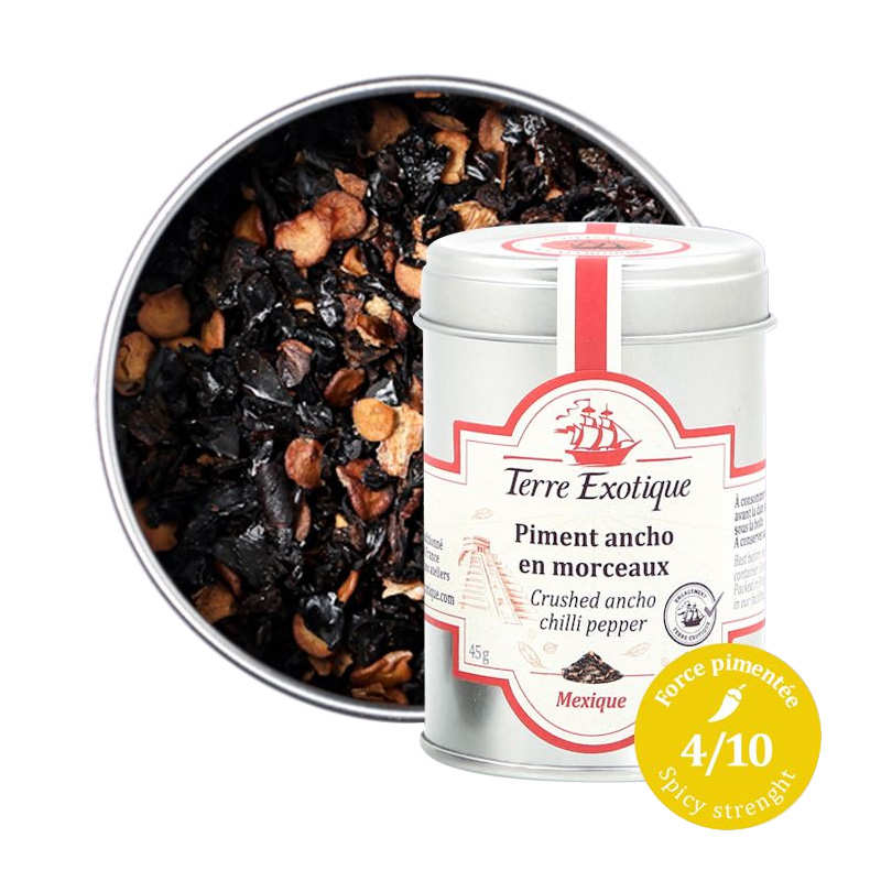 Piment Ancho en morceaux - Mexique (force 4)