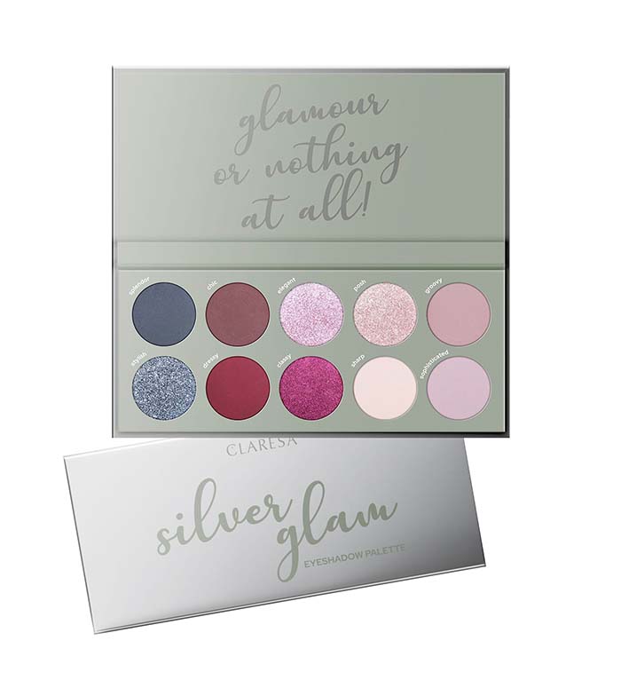 Claresa - *Up 2U* -  Paleta de Sombras - Silver Glam