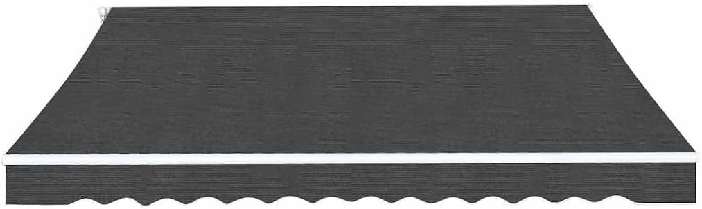 vidaXL Gelenkarmmarkise 450cm Anthrazit Markise Sonnenschutz Terrasse Balkon