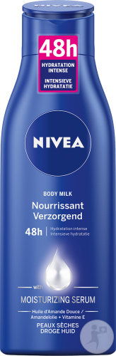 Nivea Lait Corps Nourrissant 48h Hydratation Intense Peaux Sèches 250ml