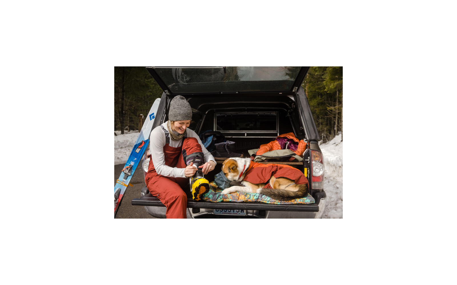 Ruffwear Great Basin Hundenapf M slate blue