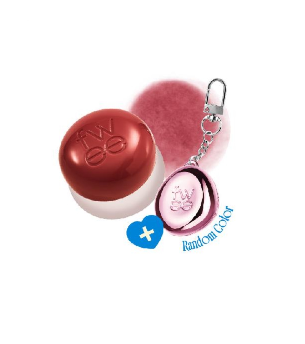 Fwee - *Keyring* - Lip & Cheek Tint Balm com Chaveiro Pudding Pot - RS05: Film