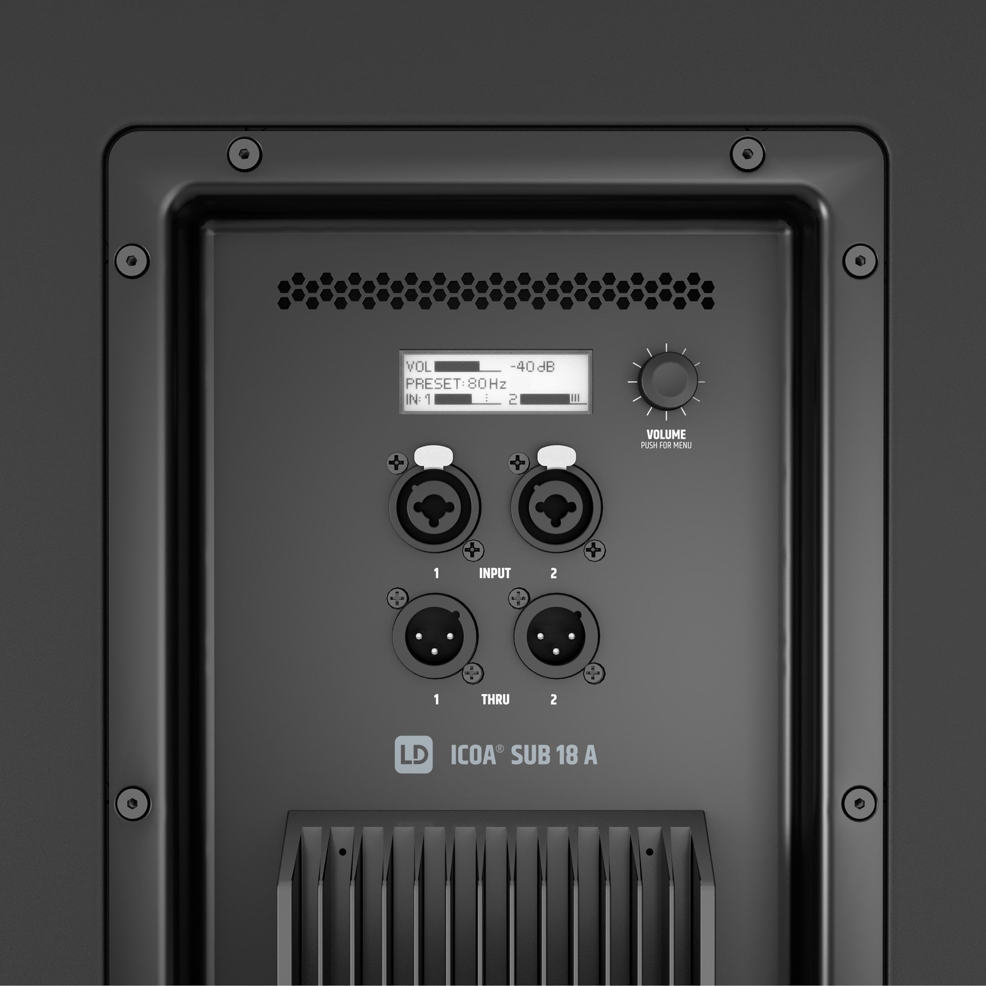 LD Systems ICOA SUB 18 A actieve 18 inch subwoofer 600 W