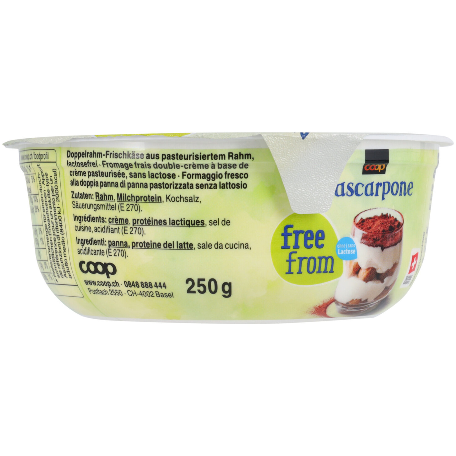 Free From Mascarpone lactosefrei