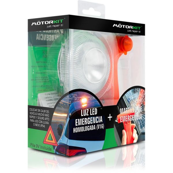Motorkit LED Emergência Homologada V16   Martelo de Emergência - MOTOR16524
