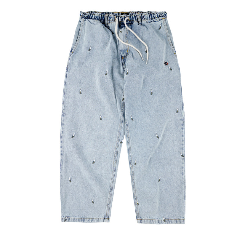 PANTALON LARGE PWS - DENIM LAVÉ