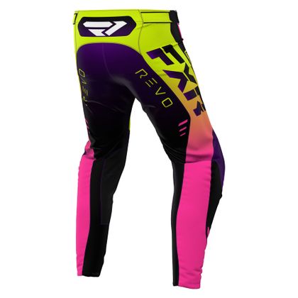 Pantalon cross FXR REVO 24 2024 - Rose / Jaune
