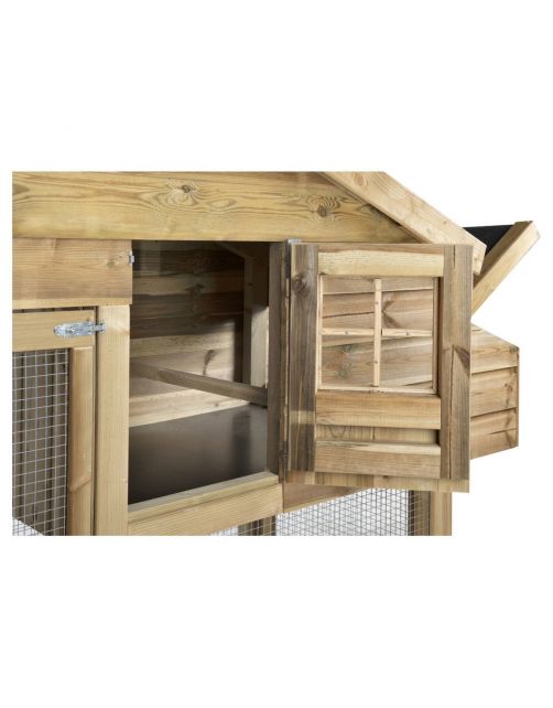 Voldux Dierenverblijf Romy Rechts - Dierenverblijf - 300x90x160 cm Naturel