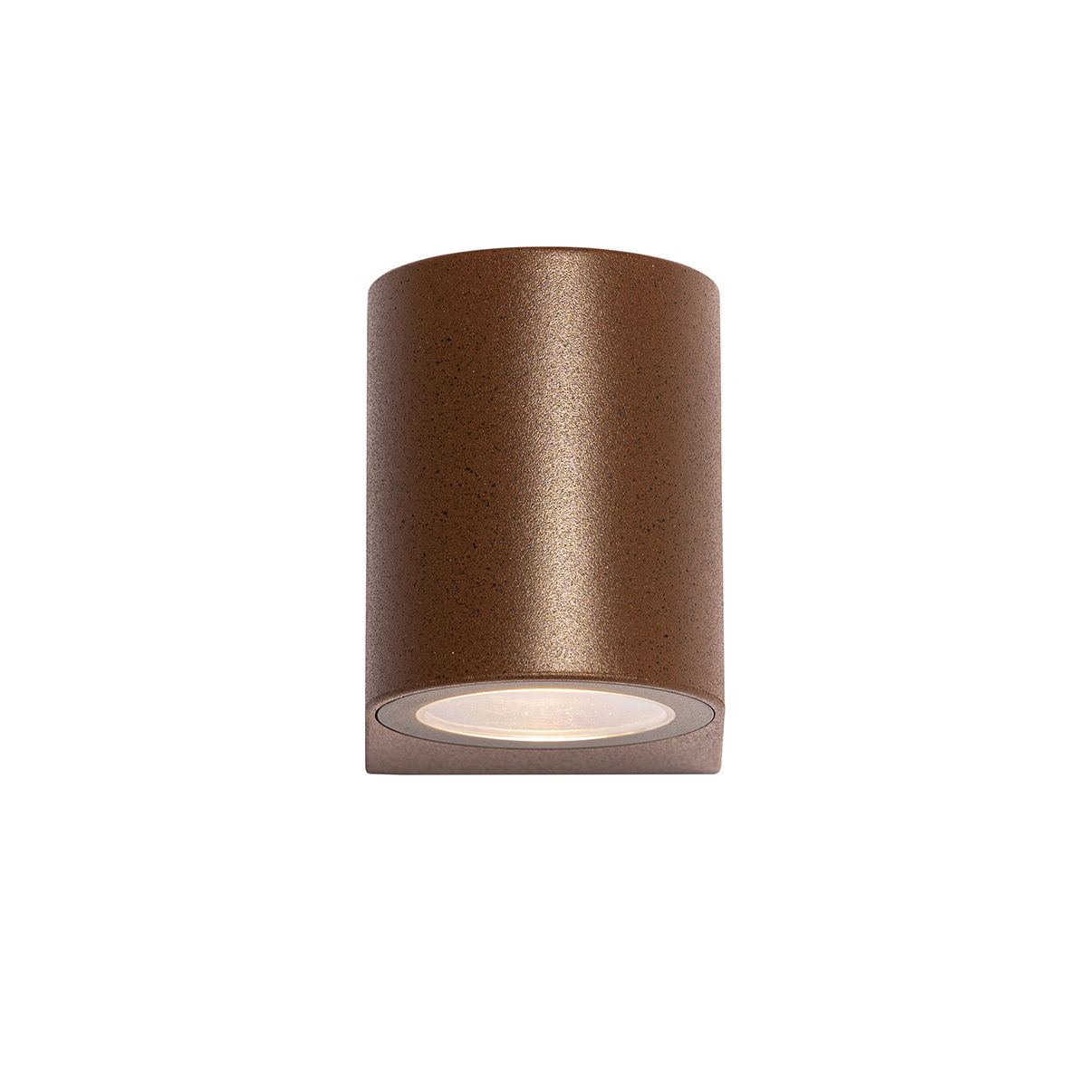 Moderne buiten wandlamp roestbruin kunststof ovaal - Baleno