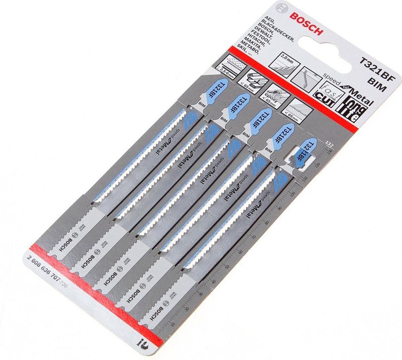 Bosch - 2 608 636 707 - Decoupeerzaagblad - Bimetaal - 5 Stuk
