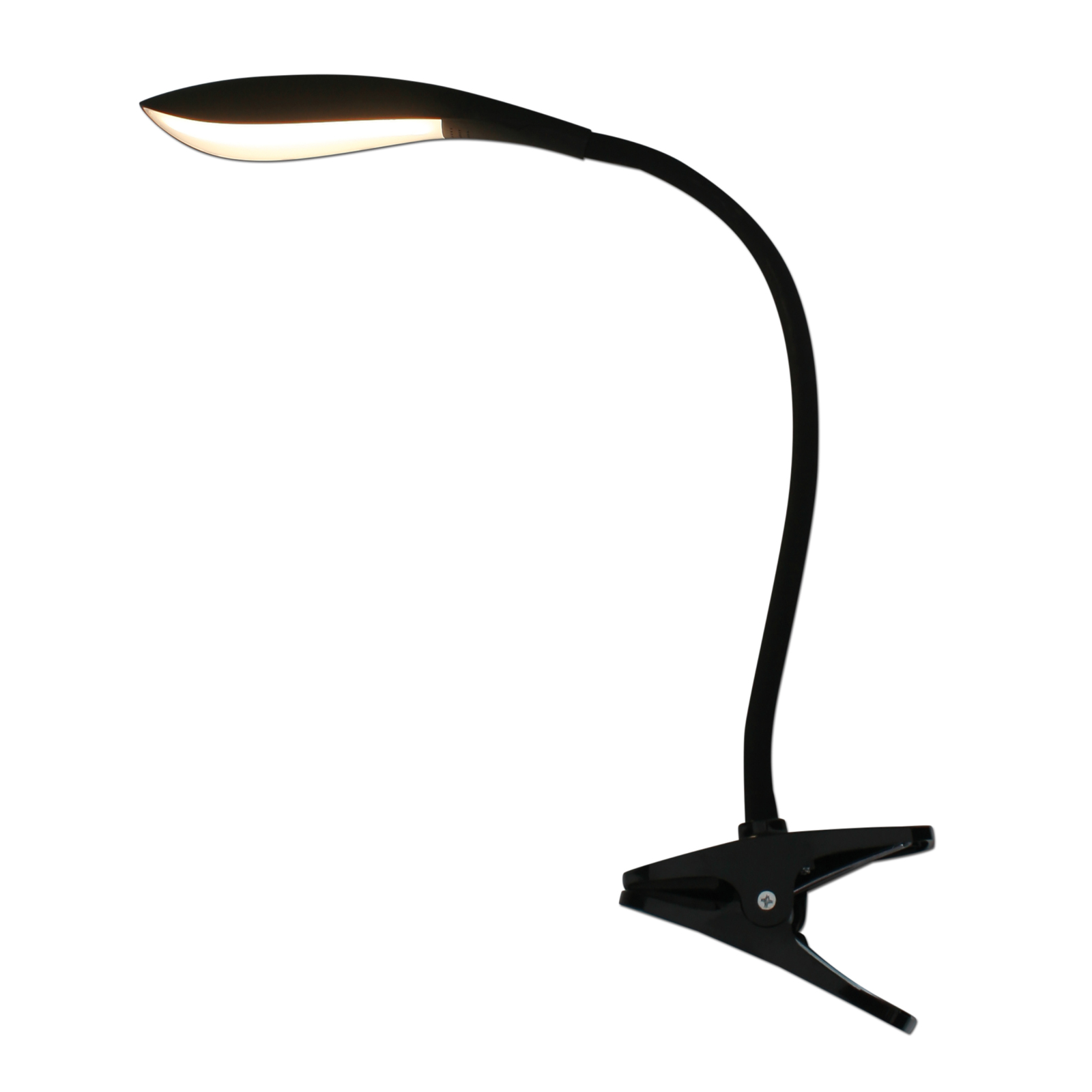 LED-Klemmleuchte ALF - schwarz matt - 36 cm