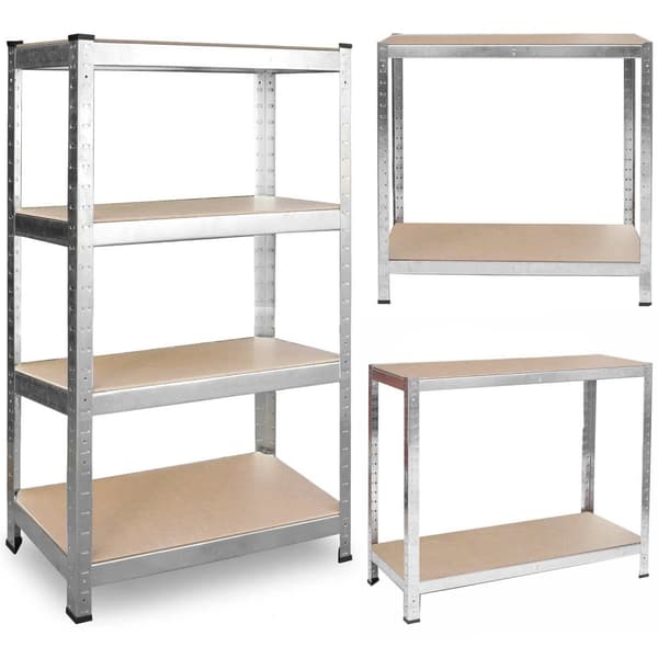 Metallhylle for oppbevaring 180 x 90 x 40 cm Plonos 470200