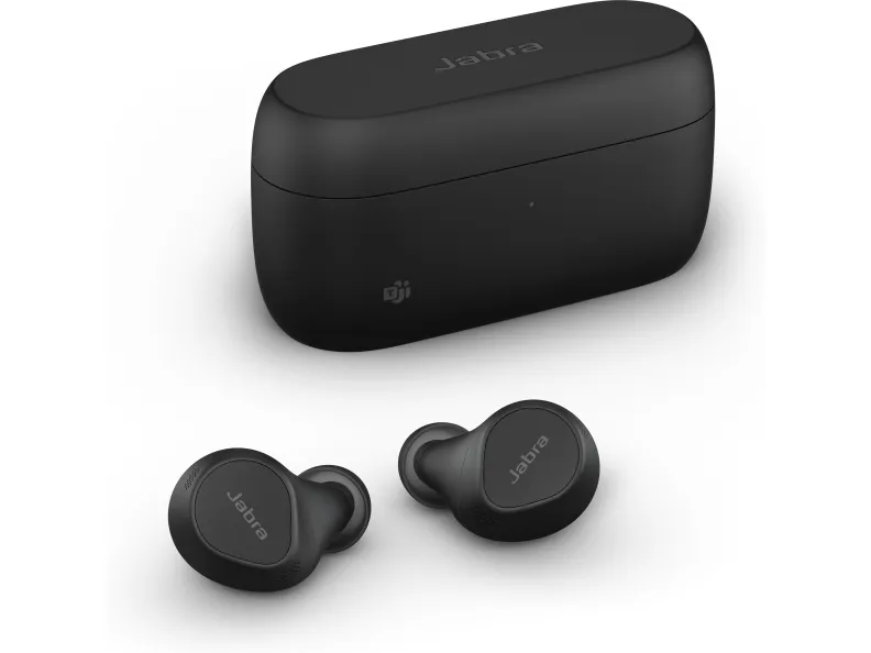 Jabra Evolve2 Buds UC - Ægte trådløse øretelefoner med mik. - i øret - Bluetooth - aktiv støjfjerning - USB-A via Bluetooth adapter - støjisolerende - sort - Zoom Certified, Optimeret til Google Meet