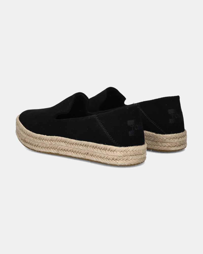Toms Carolina Espadrilles  - zwart