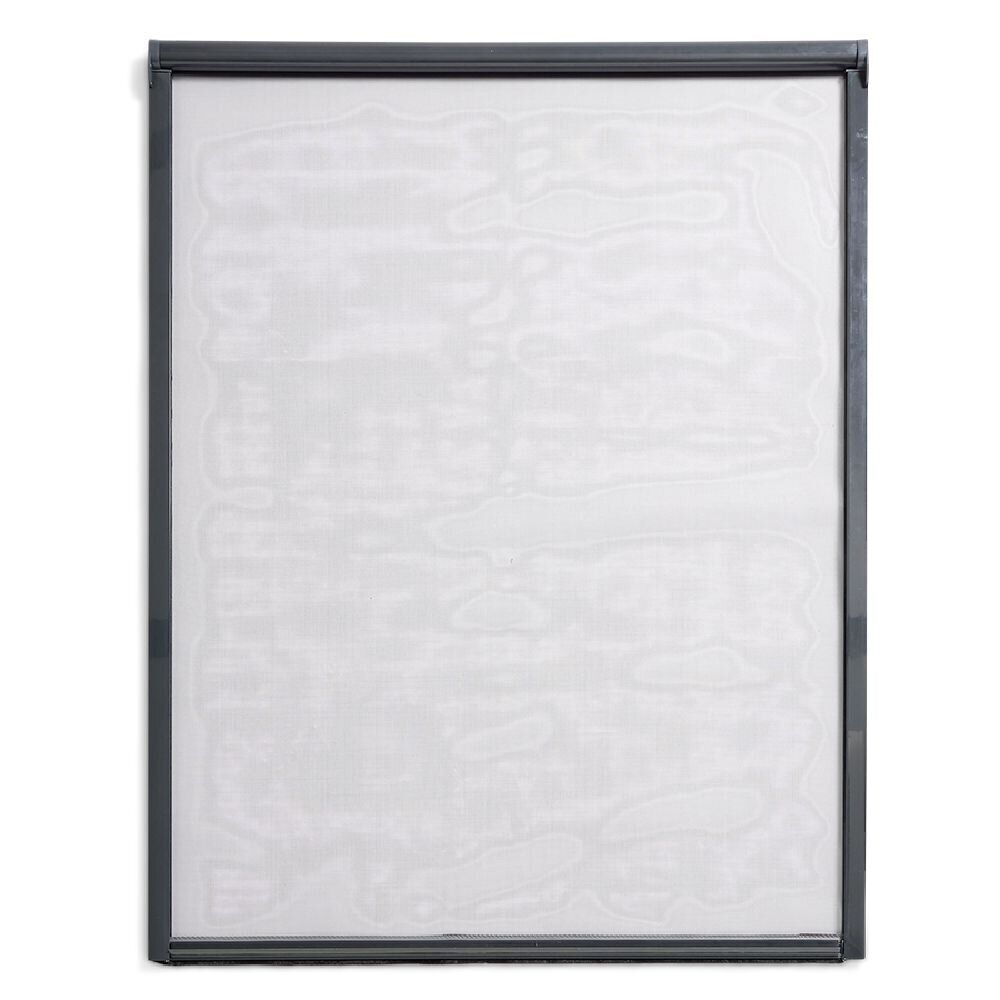 Moustiquaire enroulable pour fenêtre 125x160cm PVC blanc