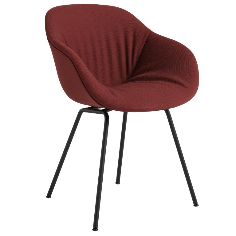 Hay About a Chair AAC227 soft stoel Steelcut 655 zwart onderstel