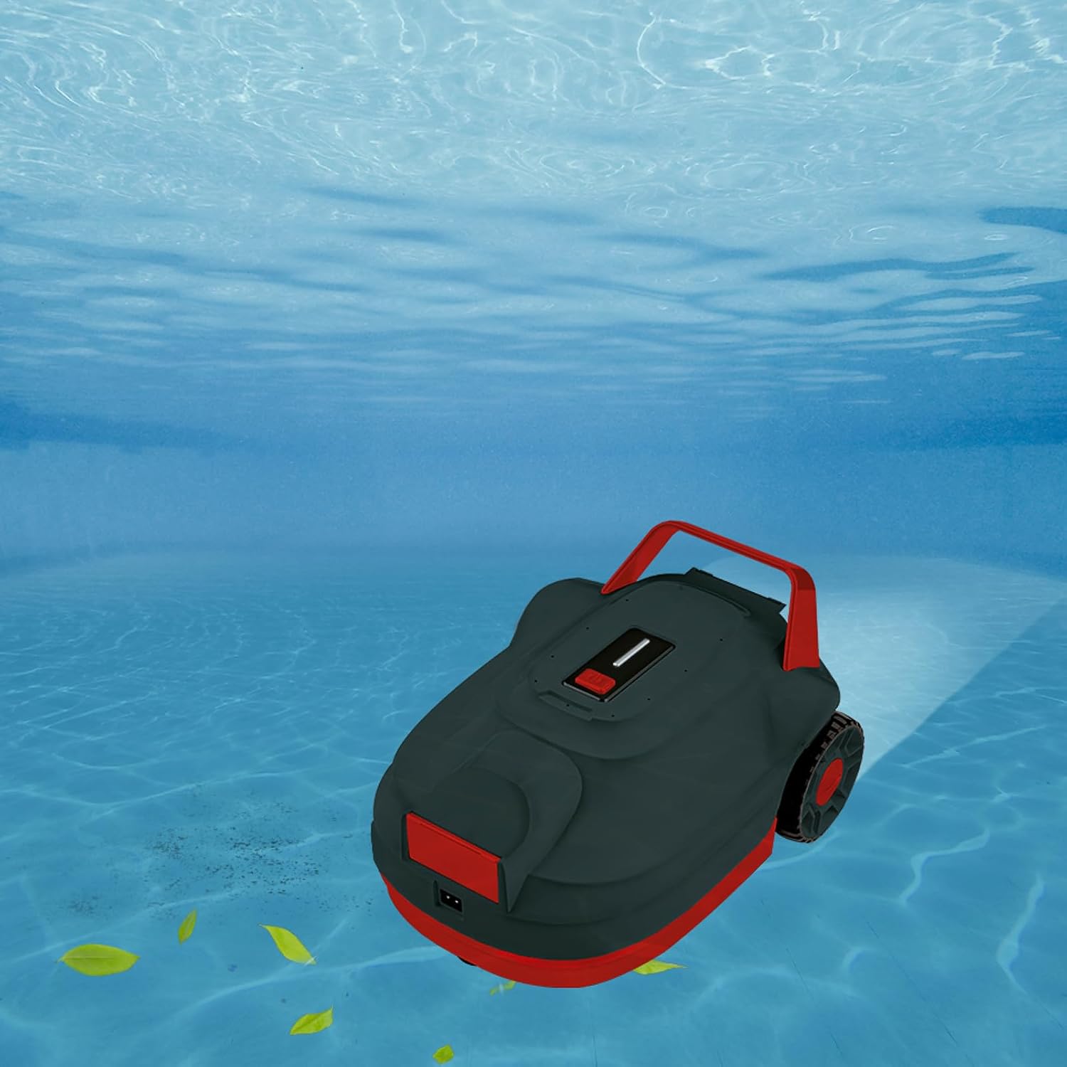 MAUK® Poolroboter Bodenreinigung Robotersauger | Li-Ion Akku - 45 W | 100 min. Laufleistung & kabellos V2